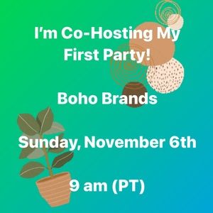 Co-Hosting Boho Party Tomorrow!